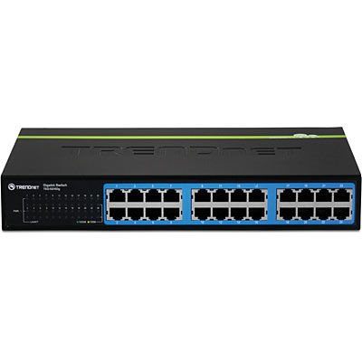TRENDnet TEG-S24DG 24-Port Gigabit GreenNet Switch Schwarz