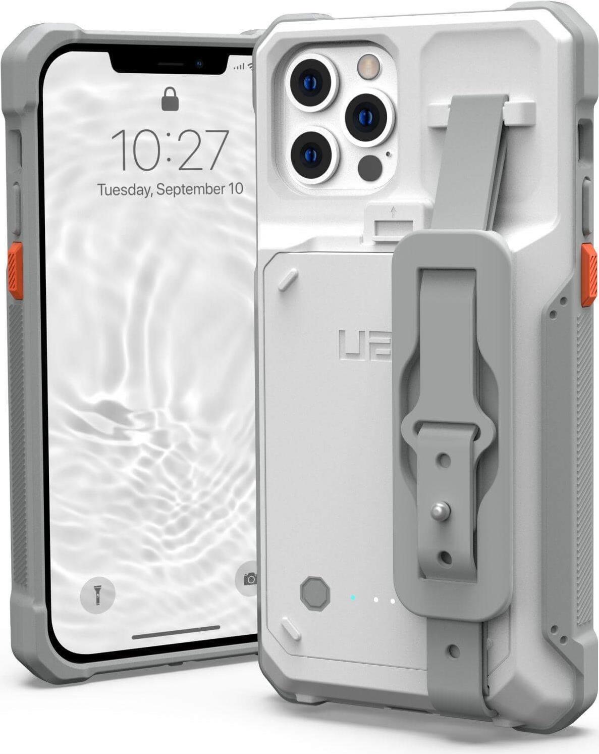 Urban Armor Gear UAG iPhone 15 Workflow Batt Case WH/GR (114028BW4130)