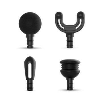 Renpho Mini Massagepistole Perkussions-Massage 3200 RPM 4 Aufsätze 2500 mAh Schwarz