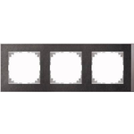 Merten MEG4030-3669. Produktfarbe: Aluminium, Schwarz, Markenkompatibilität: Merten, Material: Stein, Thermoplast (MEG4030-3669)