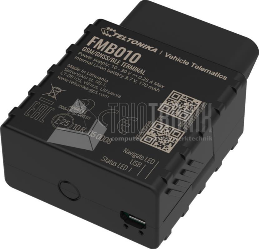 Teltonika FMB010 Easy Plug & Track Echtzeit-Tracker mit GNSS-, GSM & Bluetooth Fleet Management (FMB010)