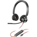 HP Poly Blackwire 3320 Stereo Microsoft Teams Certified USB-C Headset +USB-C/A Adapter (8X220AA)