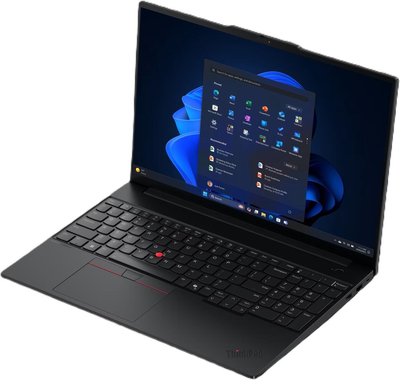 Lenovo ThinkPad E16 Gen 3 21SR 16" Intel Core Ultra 5 225U 16 GB RAM 512 GB SSD Schwarz