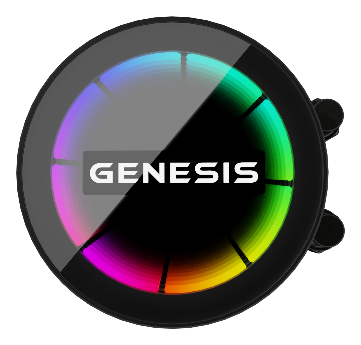 Genesis Hydria 360 ARGB AiO CPU-Wasserkühlung 360 mm 3x 120 mm Lüfter Schwarz