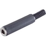 6,3 mm Klinkenkupplung, stereo, 3 polig, Kunststoffgehäuse (22220503)