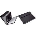 Alassio Fächermappe "VADO", DIN A4, Lederimitat, schwarz 12 Fächer, Reißverschluss, 4 Visitenkartenfächer (31511)