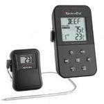 TFA Dostmann 14.1504 Grill-Thermometer Kabelsensor, Alarm, mit Timer, Überwachung der Kerntemperatur Niedergaren, Schwein, Rind, Reh, Pute, Lamm, Kaninchen (14.1504)