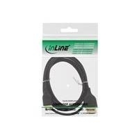 InLine® HDMI Mini Superslim Kabel A an C, High Speed HDMI® Cable with Ethernet, schwarz / gold, 1,5m (17511C)