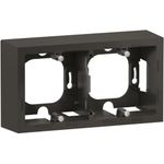 Legrand SEANO APgehäuse 2-fach in 765499der Farbausführung Anthrazit (765499)