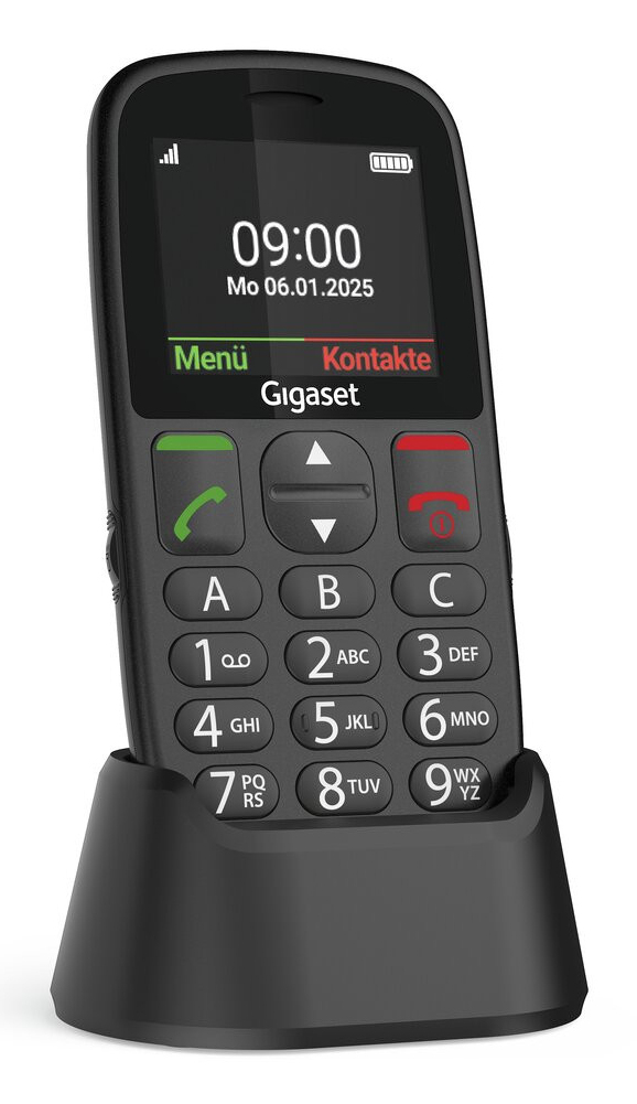 Gigaset GL395 2,2" Mobiltelefon 32 MB RAM 32 MB Schwarz