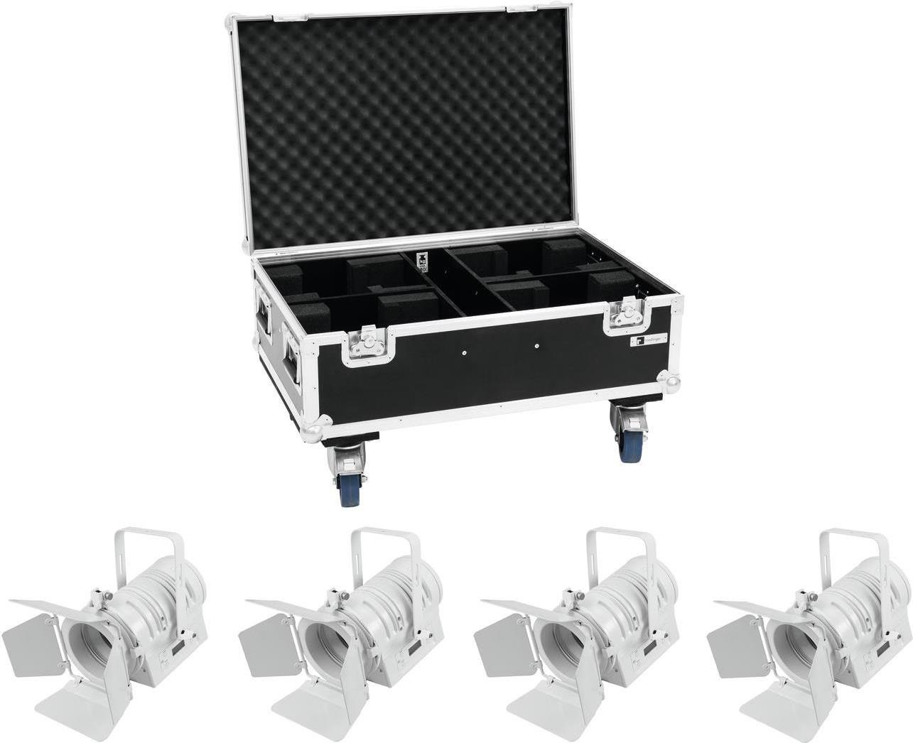 EUROLITE Set 4x LED THA-40PC ws + Case (20000167)