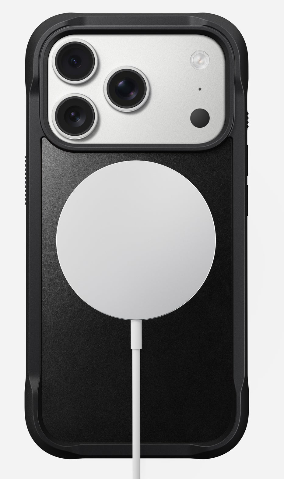 Nomad Rugged Leather Case iPhone 17 Pro Schwarz