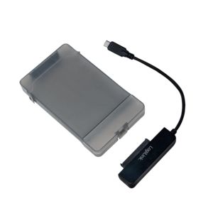 LogiLink AU0039 Transparent HDD/SDD-Gehäuse (AU0039)