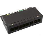 VALUE Keystone-Modulträger, 8-Port, schwarz (26.99.0331)