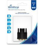 MediaRange MRCS170 Kabelschnittstellen-/Gender-Adapter DVI-D HDMI Schwarz (MRCS170)