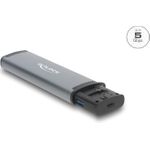 Delock USB 5 Gbps Kartenleser mit SD und Micro Slot Aufbewahrungsfächern für (91018)