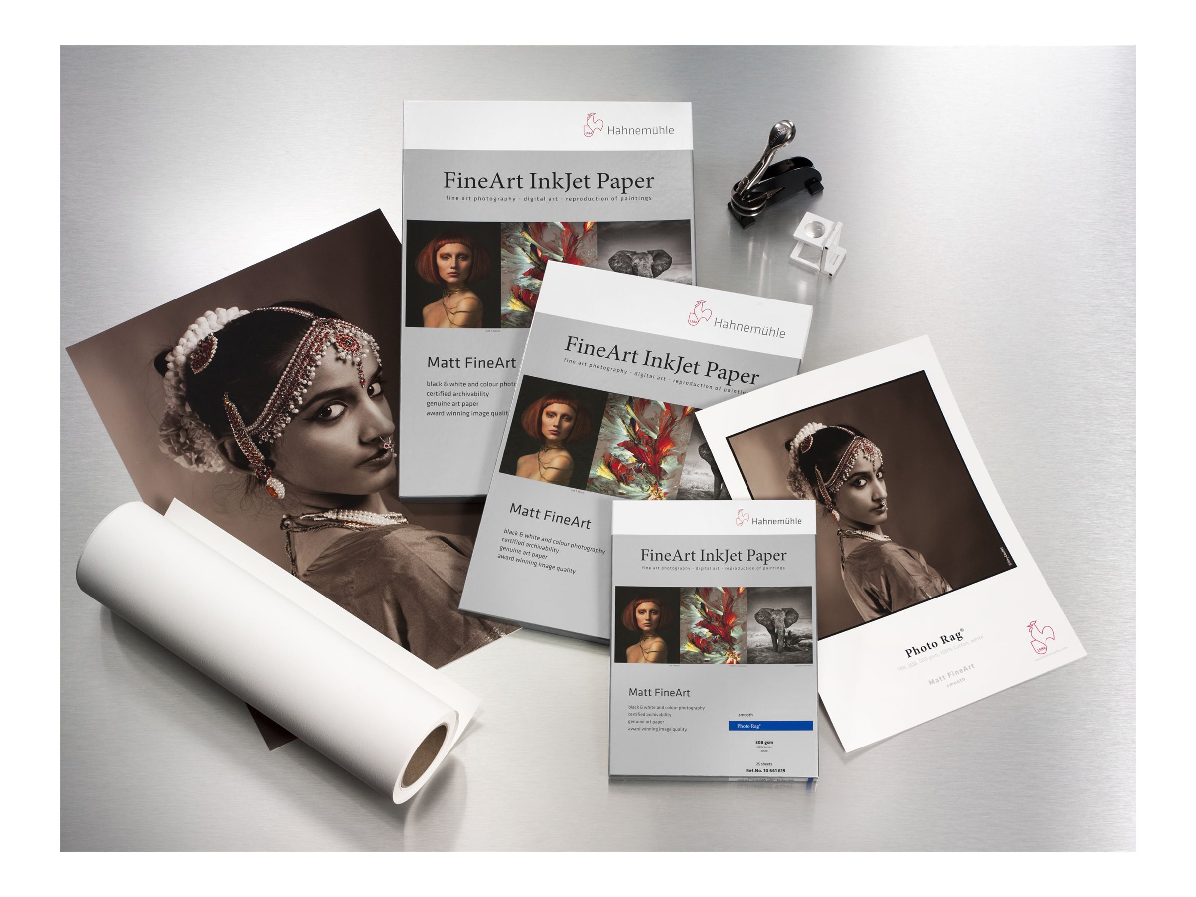 Hahnemühle Photo Rag Fine Art-Fotopapier A3 matt 308 g/m² 25 Blatt Weiß