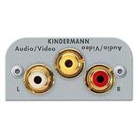 Kindermann Video/Audio E. 7441-430 54x54 mit Lötanschluss (7441000430)