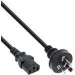 InLine 16650D 0.5m Netzstecker Typ I C13-Koppler Schwarz Stromkabel (16650D)