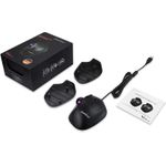 Perixx PERIMICE-520, kabelgebundene ergonomische Trackball Maus, anpassbarer Winkel, 2 DPI Level, schwarz (PERIMICE-520)