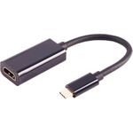 shiverpeaks ®-BASIC-S--Adapter, USB Typ C-Stecker auf Displayport Buchse, 8K60Hz, schwarz (BS14-05060)
