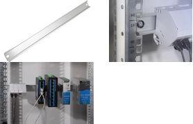 LogiLink 19" Hutschiene, für DIN-Montagegeräte DIN-Schiene, Typ 35 x 7,5 mm gemäß EN 60715, für horizontale - 1 Stück (MP0087)