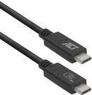 Image of ACT AC7431 USB Kabel 1 m USB4 Gen 2x2 USB C Schwarz (AC7431)