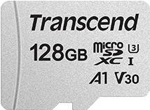 Transcend 300S Flash-Speicherkarte (Adapter inbegriffen) (TS128GUSD300S-A)