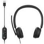 Microsoft Modern USB-C Headset - Headset - On-Ear - kabelgebunden - USB-C - Schwarz - kommerziell - Zertifiziert für Microsoft Teams