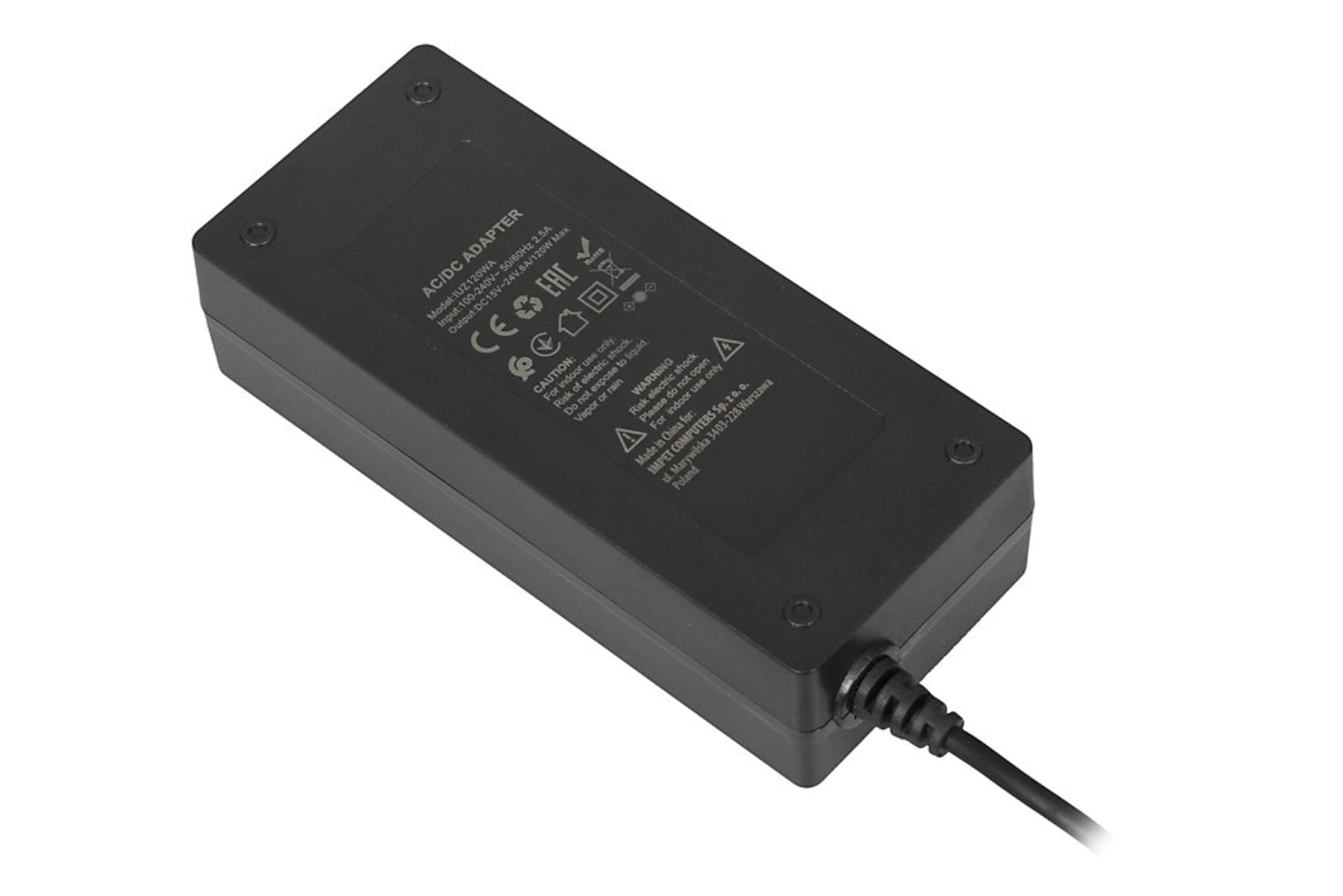 iBOX IUZ120WA Universal-Netzteil 120 W Schwarz