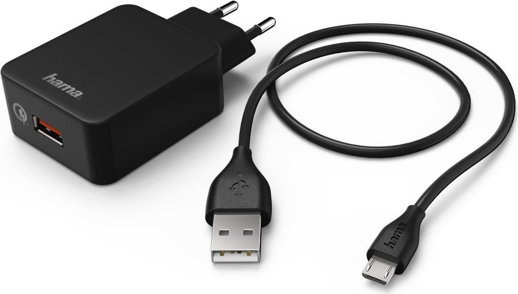 Hama 00178336 Innenraum Schwarz Ladegerät für Mobilgeräte 00178336