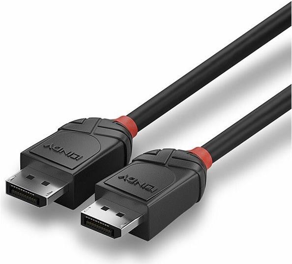 Lindy Black Line DisplayPort-Kabel 2 m Schwarz
