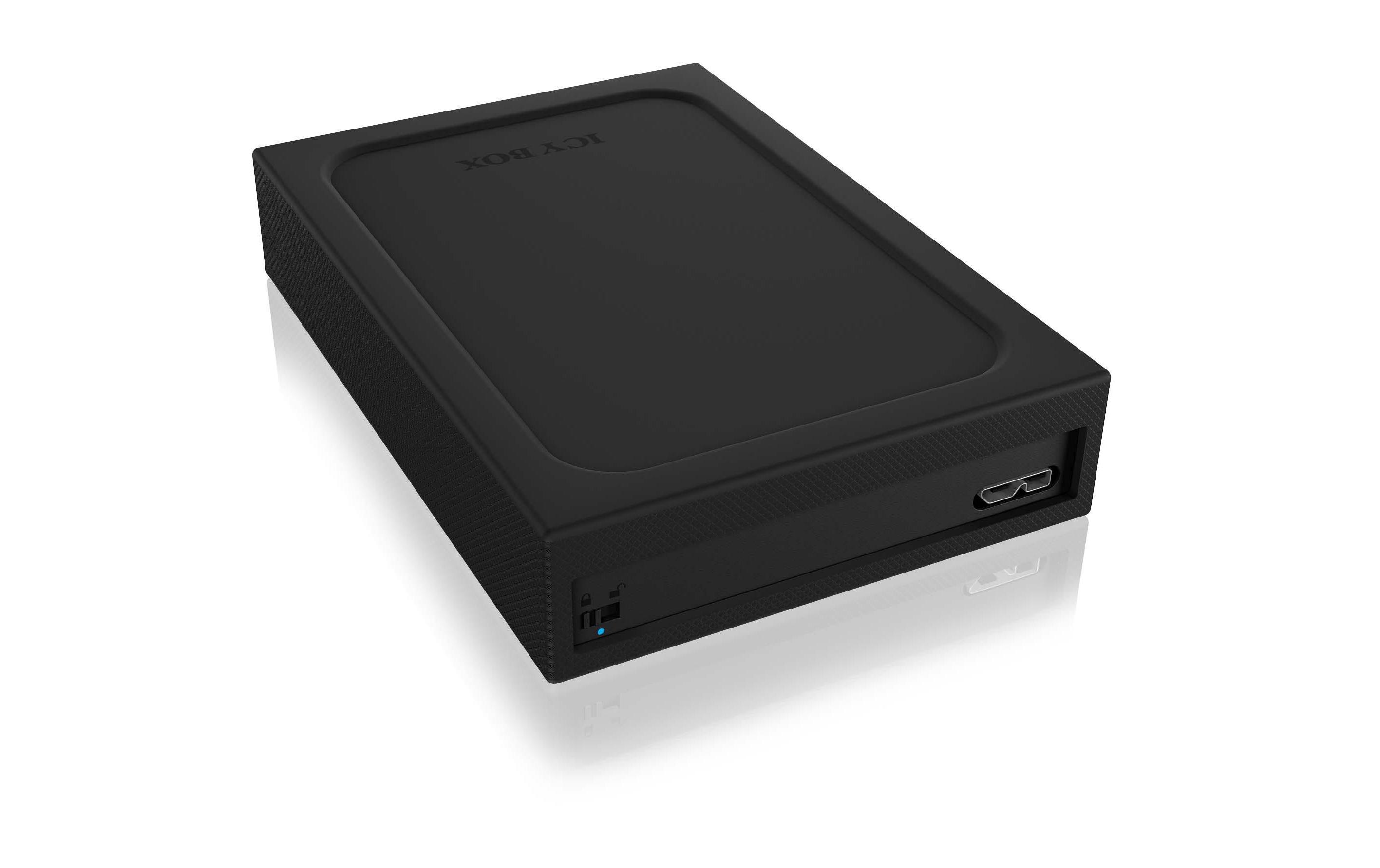 ICY BOX IB-256WP 2.5" SATA HDD/SSD Gehäuse USB 3.0 Schwarz