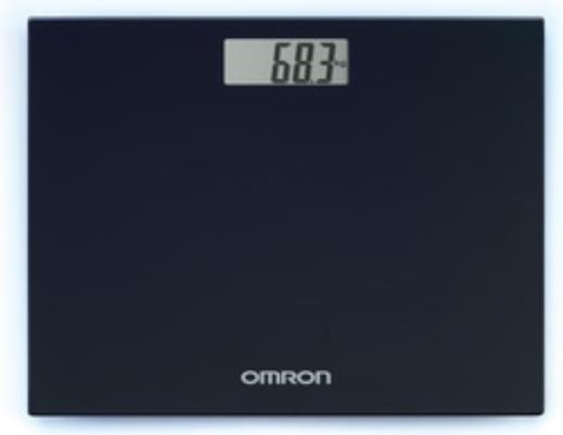 Omron HN289 Digitale Personenwaage schwarz (HN-289-EBK)