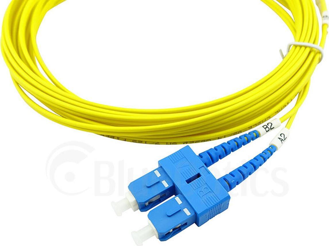 Kompatibles Cisco CAB-SMF-SC-SC-7 BlueOptics Duplex LWL Patchkabel, SC-UPC/SC-UPC beige, 7.5 Meter, Singlemode, E9/125µm G.657.A1, Eingangsdämpfung: unter 0.2dB, Markenfaser, Keramik Ferrule, inkl. Messprotokoll (CAB-SMF-SC-SC-7-BO)