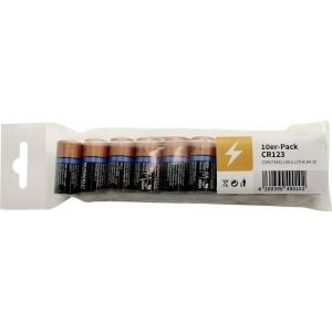 Duracell Fotobatterie CR-123A Lithium Ultra DL123A 3 V 10 St. (B123DMULTI10)