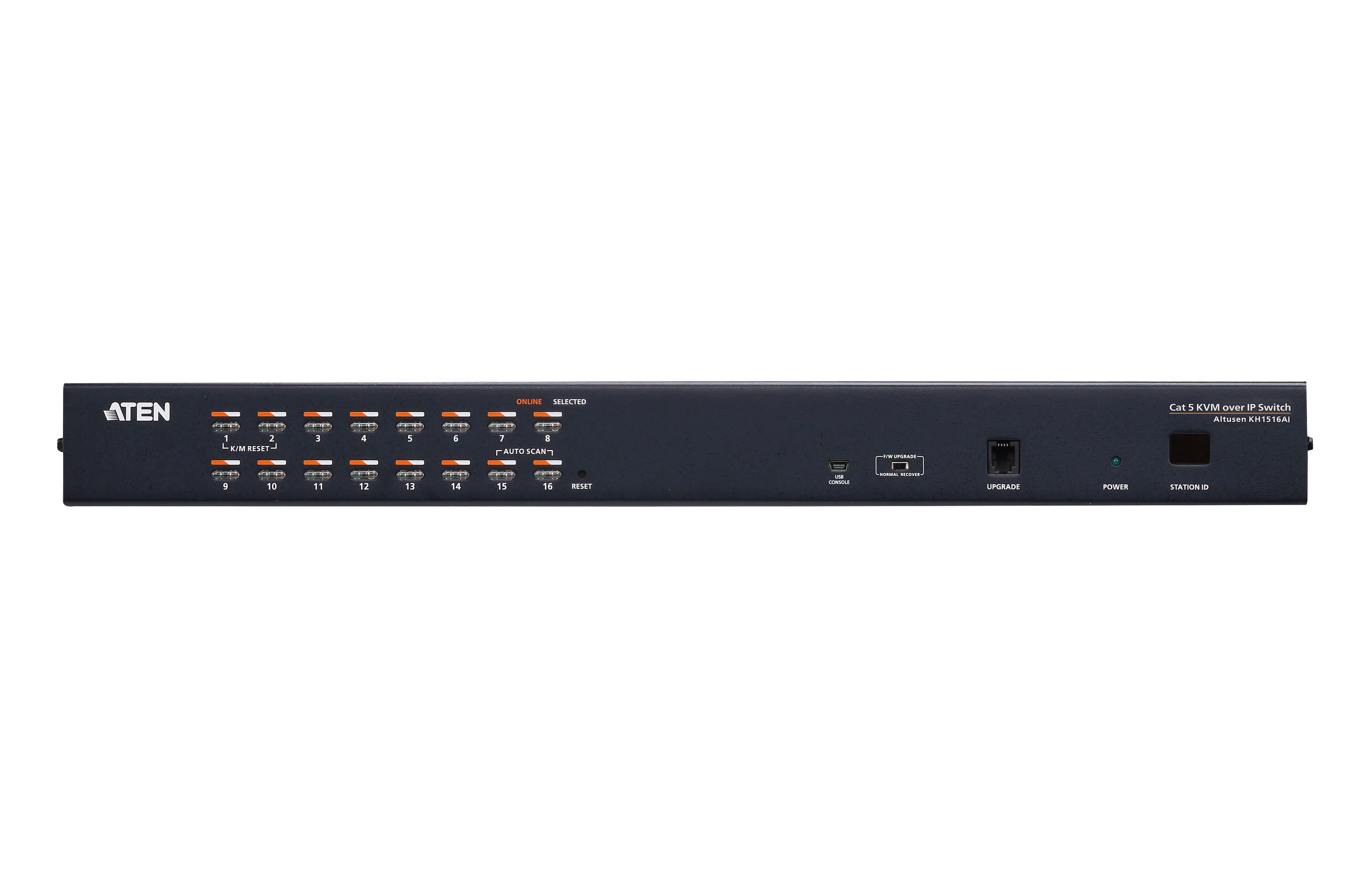 ATEN ALTUSEN KH1516AI KVM-over-IP-Switch 16-fach 19" Schwarz
