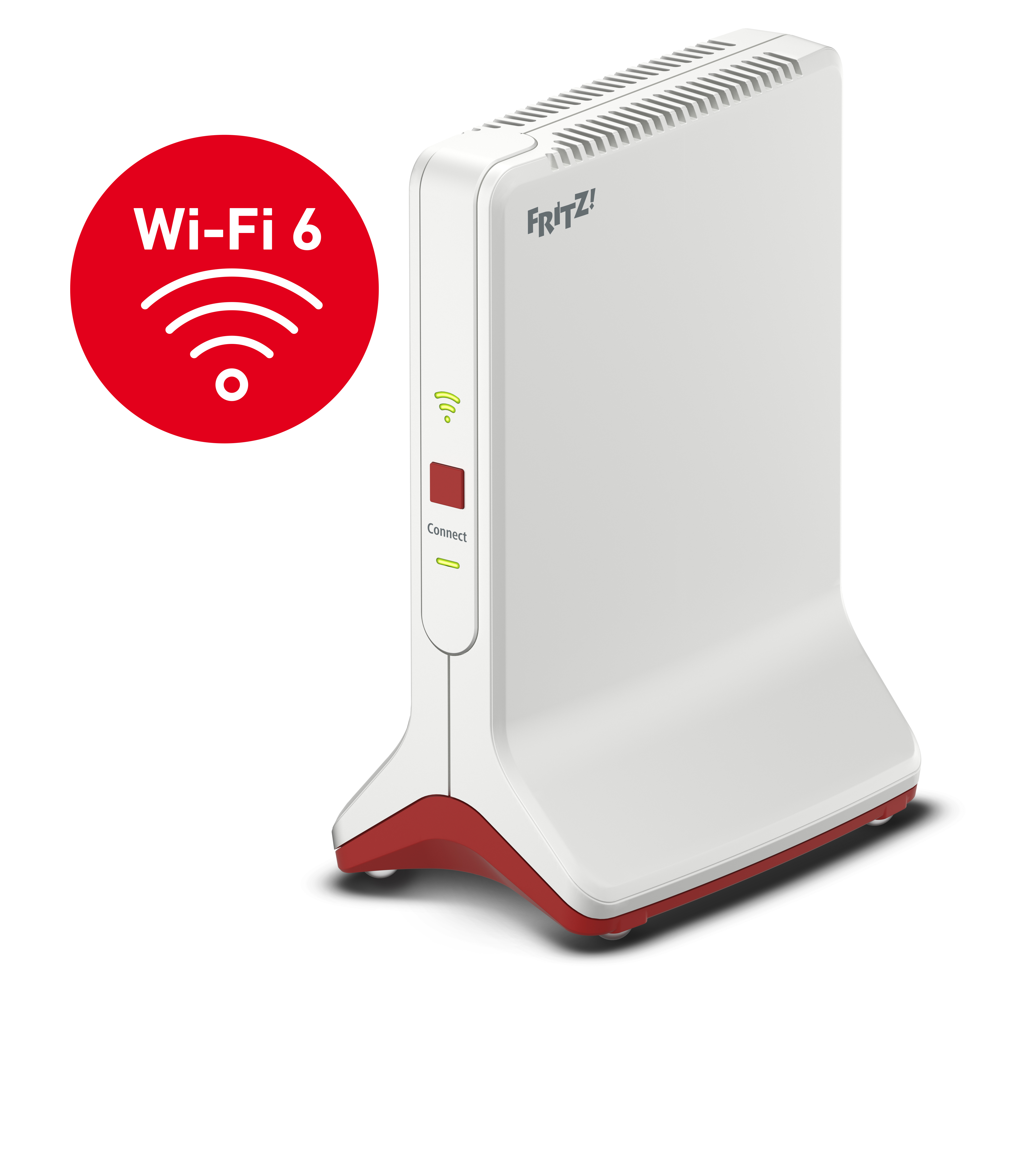 FRITZ! Repeater 6000 WLAN-Repeater Wi-Fi 6 6000 Mbit/s Rot - Weiß