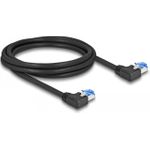 Delock Patch-Kabel RJ-45 (M) links gewinkelt zu RJ-45 (M) links gewinkelt (80211)