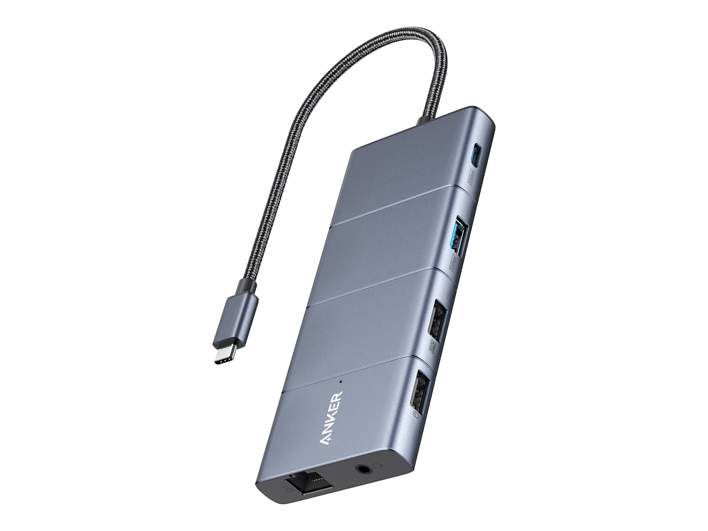 Anker 565 Dockingstation USB-C HDMI DisplayPort RJ-45 Grau