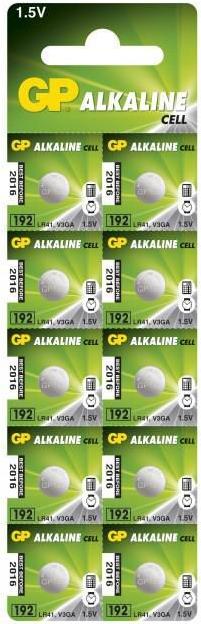 GP Batteries GP Battery Uhren LR41 Blister 10p. (192F-U10)