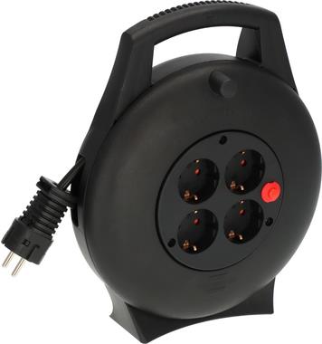 Brennenstuhl Vario Line Kabelbox 4-fach Mini-Kabeltrommel 10 m - Kabeltrommel (1093900)