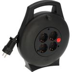 Brennenstuhl Vario Line Kabelbox 4-fach Mini-Kabeltrommel 10 m - Kabeltrommel (1093900)