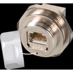 EFB-Elektronik RJ45 Cat.6A IP67 Durchführungskupplung , Buchse / Buchse, Service Port Hersteller: EFB Elektronik (IP67DFKRJ45FLHS)