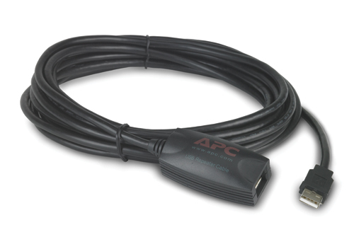 APC NetBotz USB Latching Repeater Kabel Plenum 5 m Schwarz