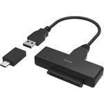 Hama USB-Festplattenadapter für 2,5 und 3,5 SSD- und HDD-Festplatten (00200761)