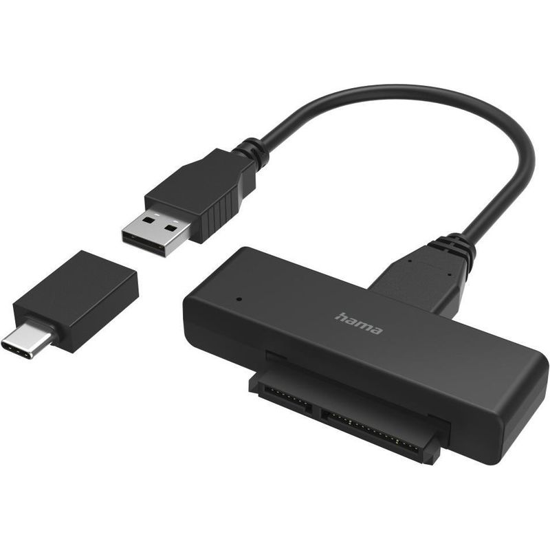 Hama USB-Festplattenadapter für 2,5 und 3,5 SSD- und HDD  