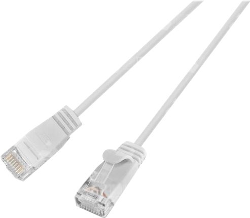 SLIM UL6 3 WS - Cat.6 SLIM-Light-Kabel, U/UTP, 3.0 m, weiß (PKW-LIGHT-K6 3.0 WS)