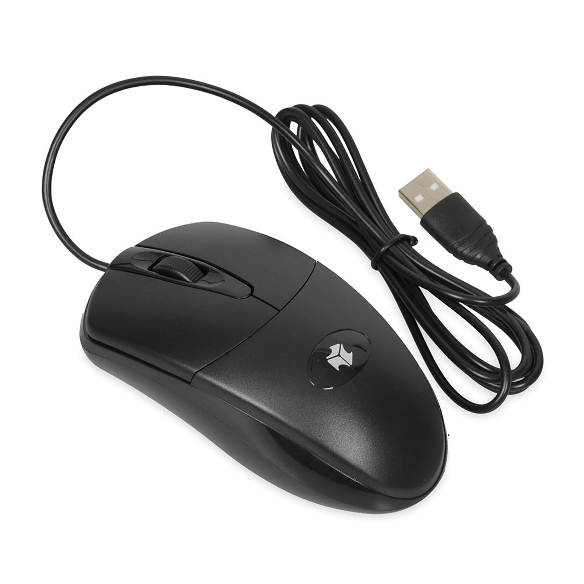 iBOX i007 kabelgebundene optische Maus USB Schwarz