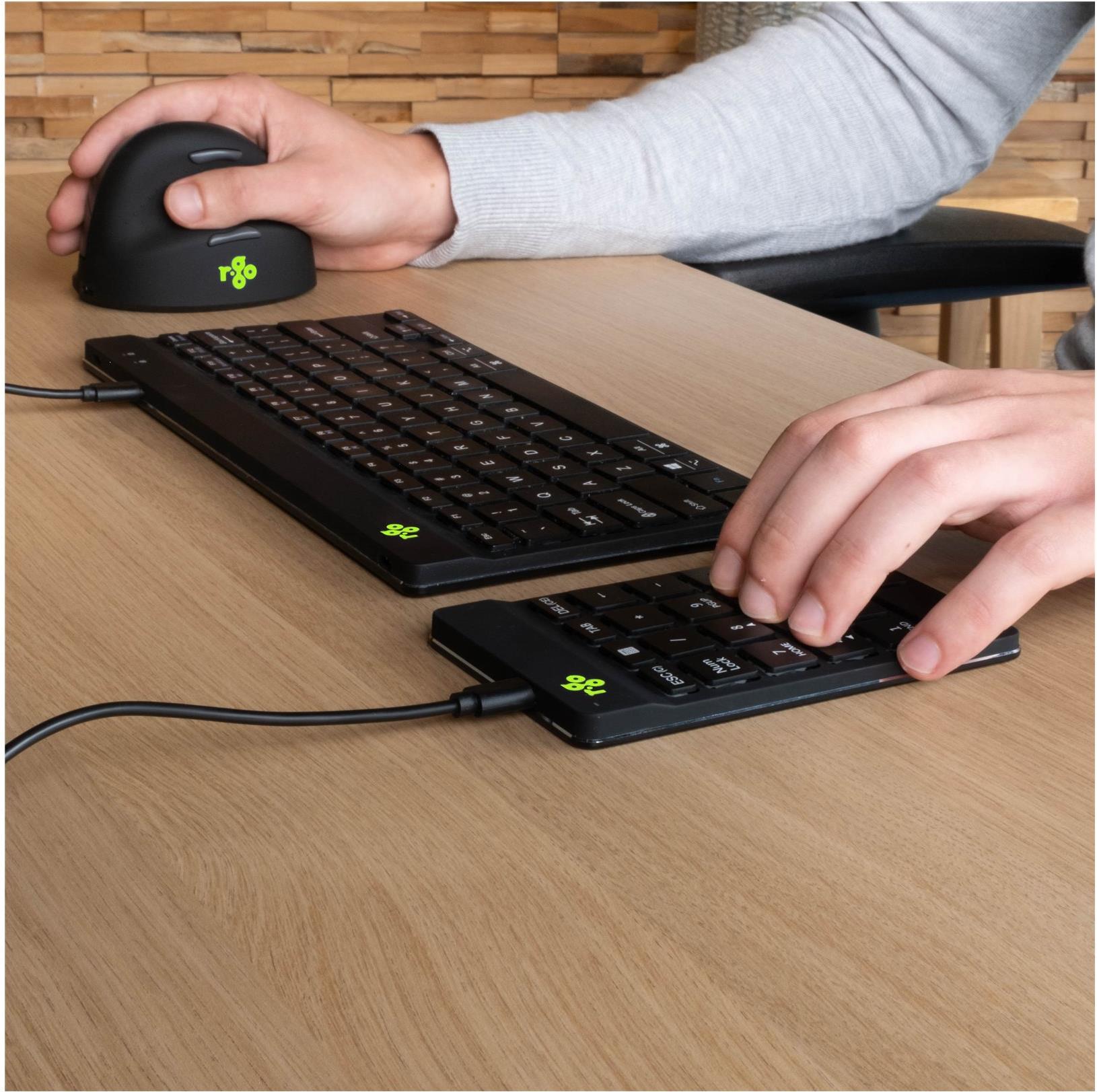 R-Go Numpad Break Compact USB-C Schwarz